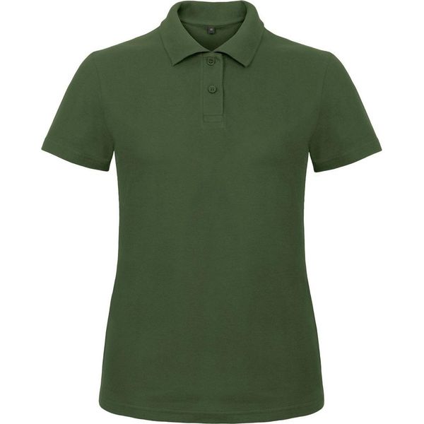 B&C Polo Donna ID.001 / Polo Manica Corta RW3525 (Xs) (Verde Bottiglia)-image