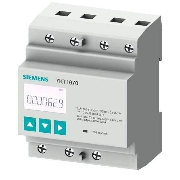 Siemens 7KT1671 Contatore Trifase Digitale 80 A Conforme Alle Norme Mid: Sì (7KT1671)-image
