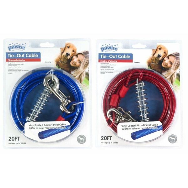 Cavo A Spirale Pawise Tie Out Heavy Duty 7 Metri-image