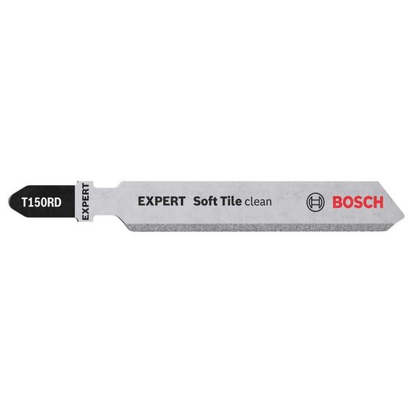 Lama Per Seghetto Alternativo Expert Soft Tile Clean T 150 Rd Totale L.83Mm 3 Pz/Card Bosch-image