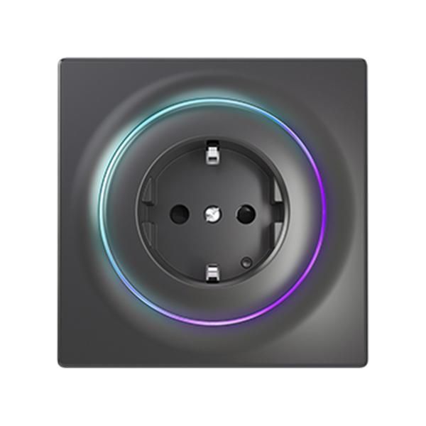 Fibaro FGWOF-011-8 Fibaro Walli Outlet Type F FGWOF-011-8 Schwarz-image