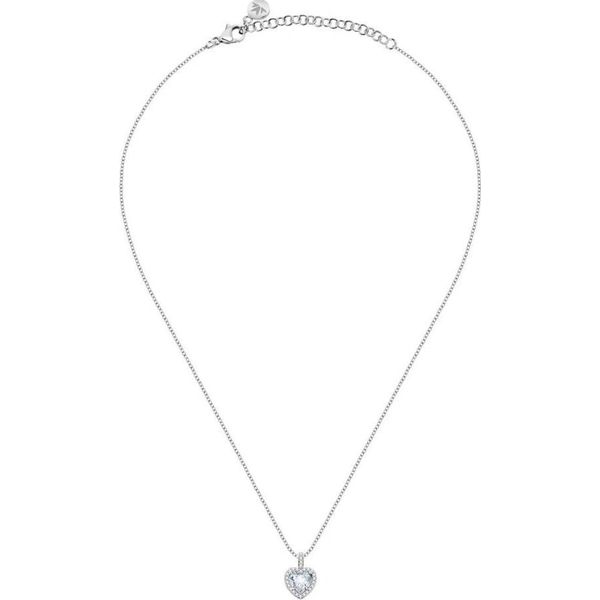 Collana Romantica In Argento Con Cuore Tesori SAVB02 (Catena, Ciondolo)-image