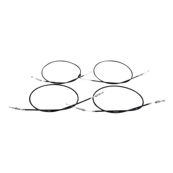 Set Di Cavi Bowden Neri Per ZüNdapp Zd 20 446-400 (Da N. Fg 9612247) / Zd 25 446-420 (Da N. Fg 9220511) / Zd 50 446-422-image