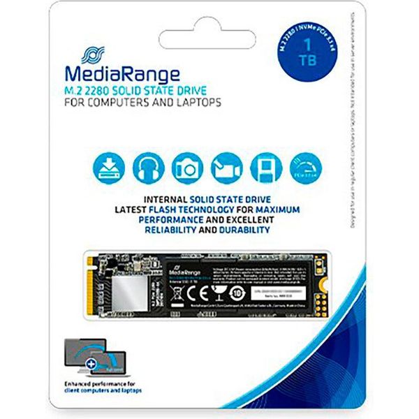Mediarange MR1033 Internes Solid State Drive M.2 1000 Gb Pci Express 3.1 3D Tlc Nand Nvme (MR1033)-image