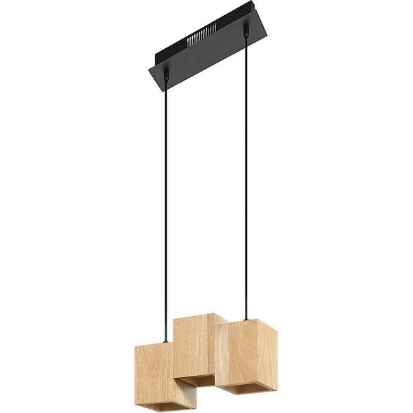 Ledvance Smart+ Wifi Lampada A Sospensione Decor Wood, 21W, 1950Lm, Luce Bianca Regolabile (Da 3000K A 6500K), Dimmerabile, Controllabile Tramite App, Compatibile Con Amazon, Google E Co.-image