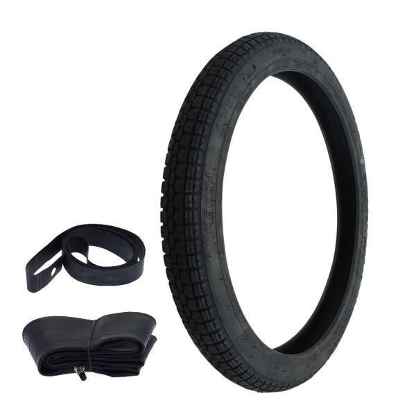 Pneumatici Kenda K260 2.25-17 (2 1/4 X 17) 33L Tt+ Camera D'aria + Rim Tape-image