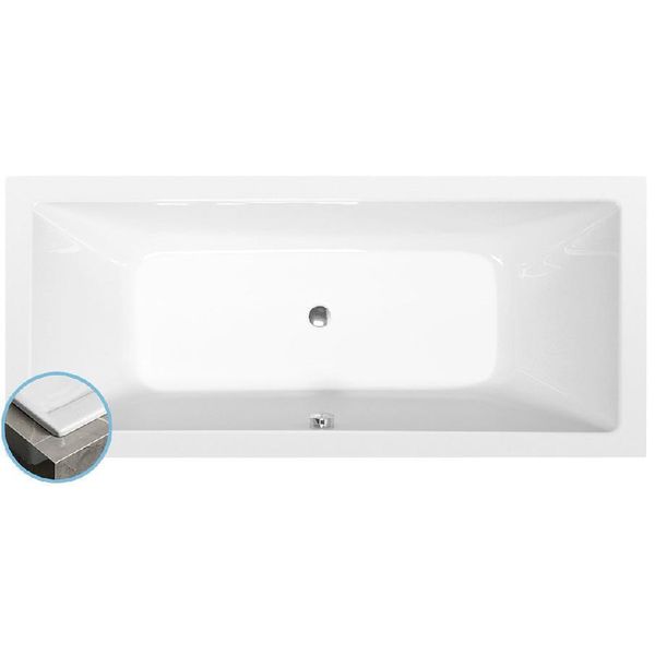 Vasche Da Bagno Polysan - Vasca Da Bagno 1800X800X390 Mm, Bianco 71710S-image