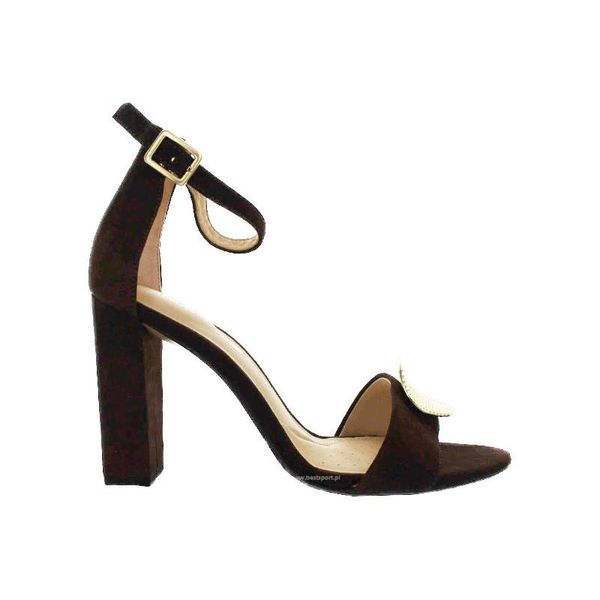 Clarks Sandali Donna Curtain Deco Marrone Pelle Scamosciata Clarks Sandali Donna Curtain Deco Marrone Pelle Scamosciata 41-image