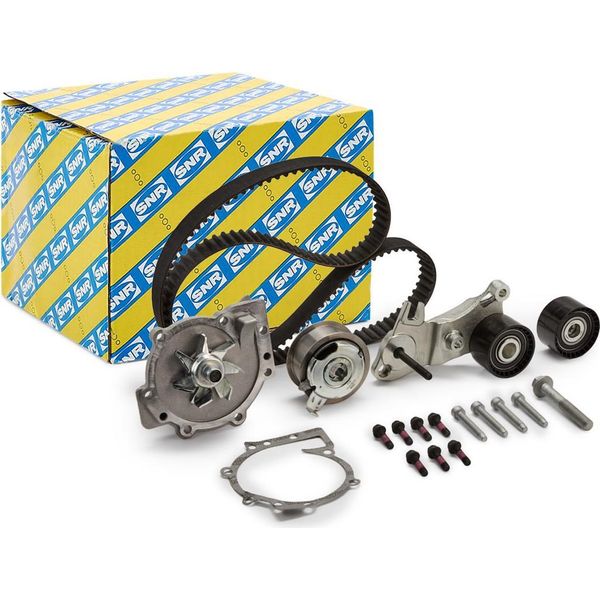 Snr KDP465.060 Kit Cinghia Dentata + Pompa Acqua Per Volvo XC60 (156) V70 Iii (135) V60 (155, 157) V40 Hatchback (525, 526) XC60 Ii (246) XC90 Ii (256)-image