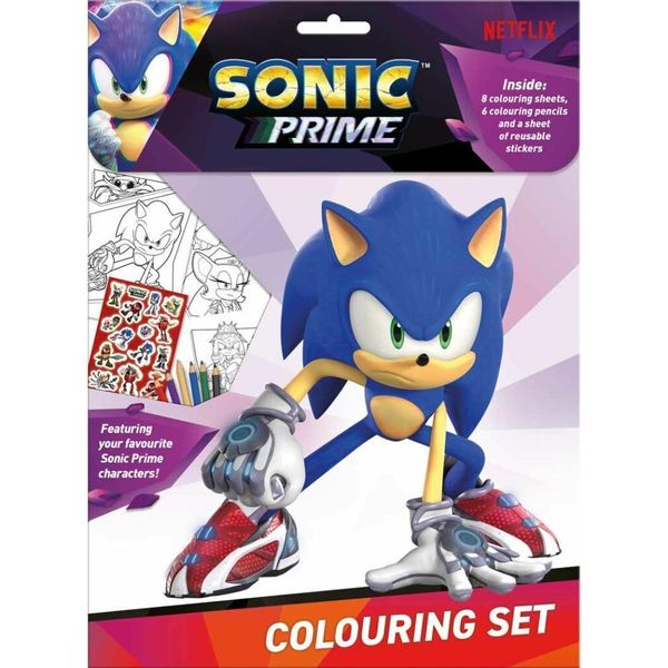 Sonic Colouring Con Quaderno Multicolore Multicolore Taglia Unica-image