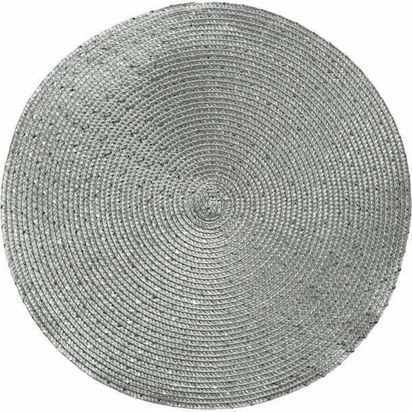 Tovaglietta Rotonda 38Cm Plastica 1 Pezzo Argento-image