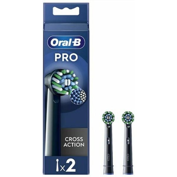 Oral-B | Testine Di Ricambio Per Spazzolino | EB50BRX-4 Cross Action | Testine | Per Adulti | Numero Di Testine Incluse 4 | Nero-image