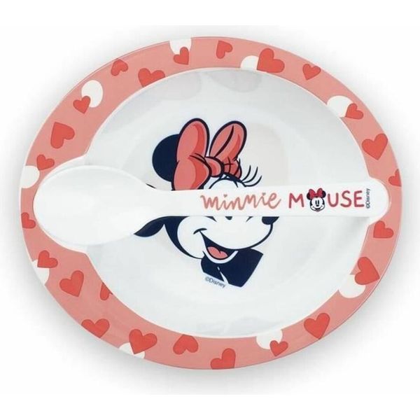 Thermobaby Set Di Piatti Ciotola + Cucchiaio, Minnie-image