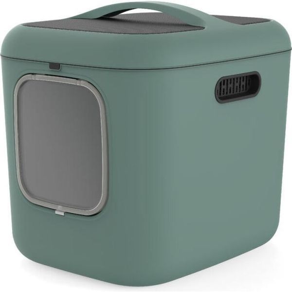 Lettiera Per Gatti Rotho My Pet Biala Xl Verde Plastica Riciclata-image