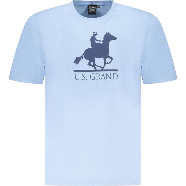 Us Grand Polo SHORT-SARM T-SHIRT Men Blue : Colore - Sky Blue, Taglia - 3XL Taglia: 3XL Colore: Sky Blue-image