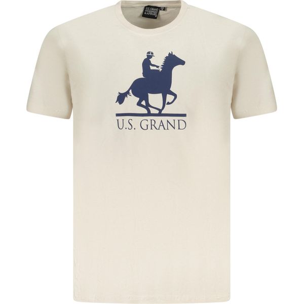 Us Grand Polo SHORT-SARM T-SHIRT Uomo Beige : Colore - Beige, Taglia - Xl Taglia: Xl Colore: Beige-image
