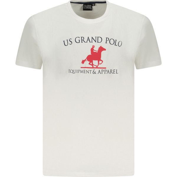 Us Grand Polo SHORT-SARM T-SHIRT Men White : Colore - Bianco, Taglia - M Taglia: M Colore: Bianco-image