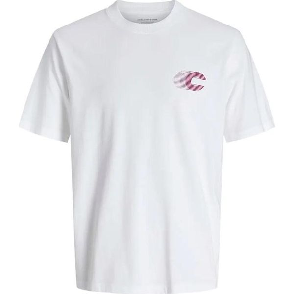 Jack & Jones Vibrant Back Maglietta A Maniche Corte Bianco Xl Uomo Bianco Xl-image