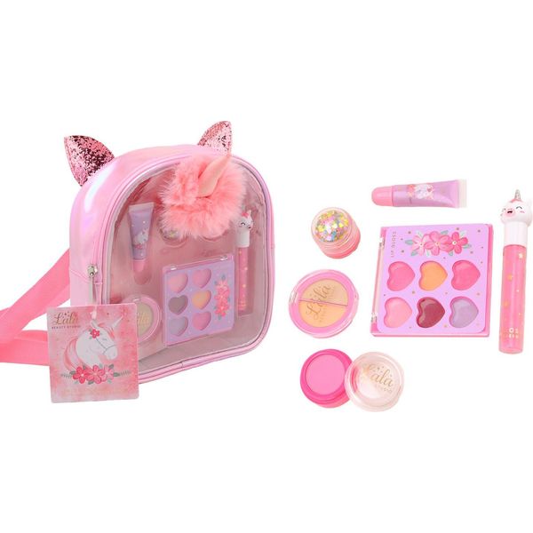 Johntoy Set Trucco Unicorno Zaino Per Bambini - Giocattolo Di Bellezza-image