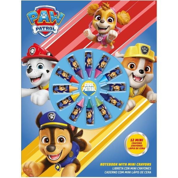 Libretto Paw Patrol Duty Calls + Mini Set Di Matite Colorate Per Bambini-image
