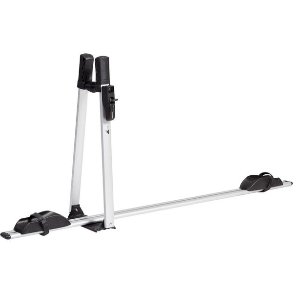 1X Vdp Portabiciclette Alu Premium + Portapacchi Vdp Delta Compatibile Con Bmw Serie 3 (G20) (4 Porte) Dal 2019-image