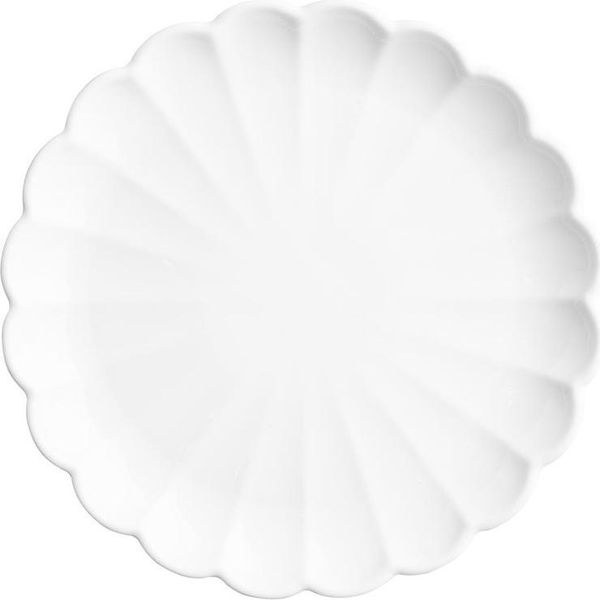 Olympia Bloom Piatti Con Bordo Decorativo Bianco 226 Mm (6 Pezzi)-image