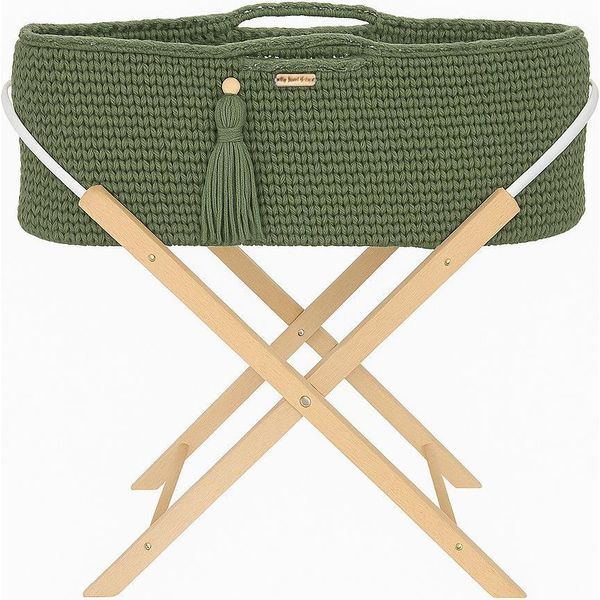 Boho Babymand Con Lettino Standard - Materasso Antibatterico Per Un'igiene Ottimale-image