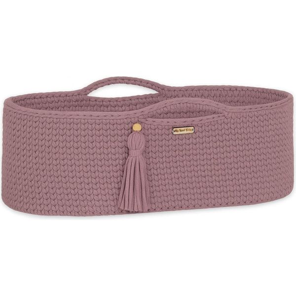 Boho Babymand, Cestino Per Bambini, Con Materasso Antibatterico - Fatto A Mano E Confortevole-image
