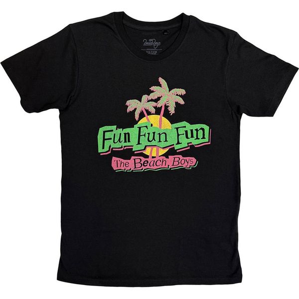 The Beach Boys - Maglietta "Fun"" Per Uomo/Donna Unisex RO14982 (L) (Nero)"-image