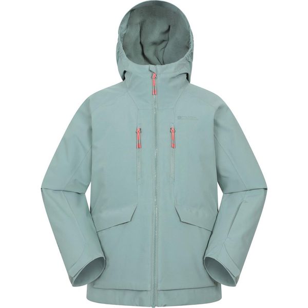 Mountain Warehouse - Giacca Da Sci "Blizzard Extreme"" Per Bambini, Impermeabile MW4598 (140) (Verde)"-image