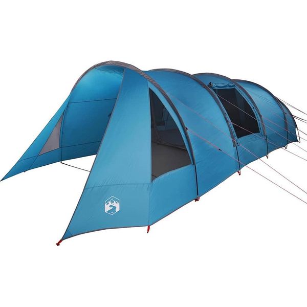 Vidaxl Tenda A Tunnel Con Tetto Blu E Grigio 778 X 356 X 210 Cm-image