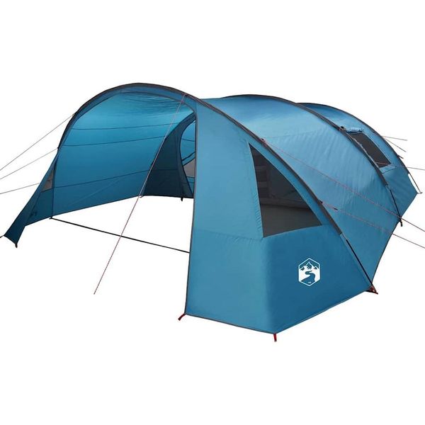 Vidaxl Tenda A Tunnel Con Tetto Blu E Grigio 700 X 590 X 215 Cm-image