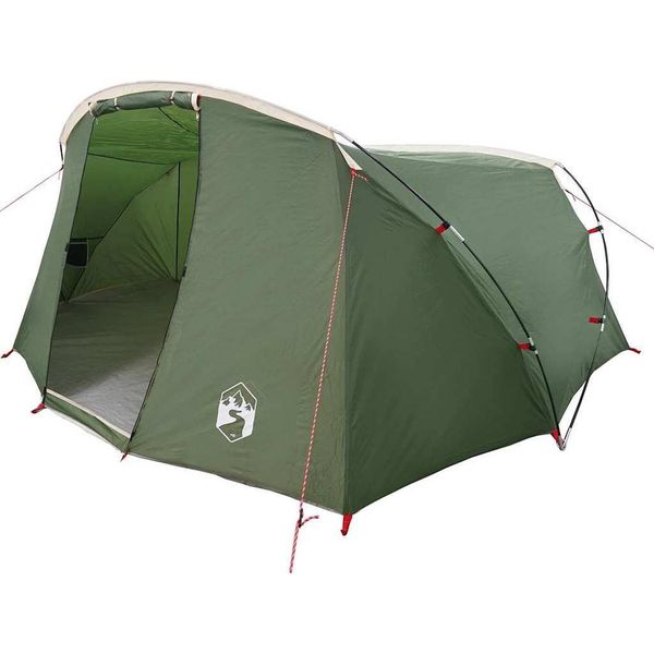 Vidaxl Tenda A Tunnel Con Tetto Verde E Bianco 318 X 275 X 140 Cm-image