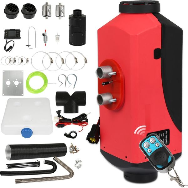 Bettizia Riscaldatore Di Parcheggio Diesel 8KW Riscaldatore Diesel 12V/24V Dc Riscaldatore Di Parcheggio Diesel Con Telecomando E Display Lcd Riscaldatore D'aria Diesel Per Auto Campeggio Camper-image
