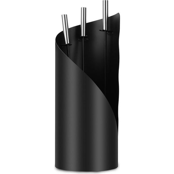Jayseuw Set Di Accessori Per Caminetto Da 4 Pezzi Con Set Di Pulizia Per Caminetto In Acciaio Inox Rivestito Per Caminetto Set Di Pulizia Per Caminetto-image