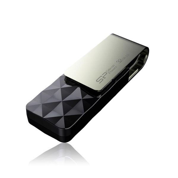 Silicon Power SP032GBUF3B30V1K Usb-Stick 32GB Silicon Power USB3.0 B30 Black-image