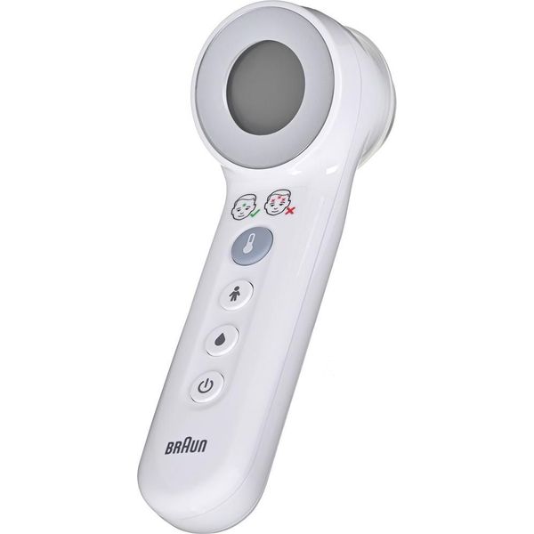 Braun BNT400 Digitales Fieberthermometer Fernwarnehmung Weiß Stirn (BNT400)-image