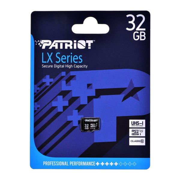Patriot Memory PSF32GMDC10 Memory Card 32 Gb Microsdhc UHS-I Class 10-image