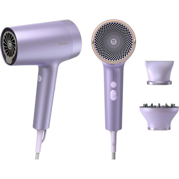 Philips Serie 7000 Asciugacapelli BHD723/10 Serie 7000, Corrente Continua, Viola, Anello Di Sospensione, 1,8 M, 1800 W, 220-240 V-image