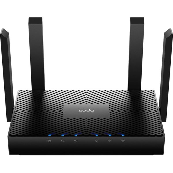 Cudy WR3000 Wlan-Router Gigabit Ethernet Dual-Band (2,4 Ghz/5 Ghz) Schwarz (WR3000)-image