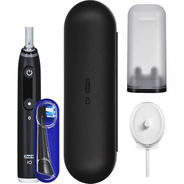 Oral-B | Spazzolino Elettrico | Serie Io6 | Senza Filo | Per Adulti | Numero Di Testine Incluse 1 | Numero Di Modalità Di Spazzolamento 5 | Black Onyx-image