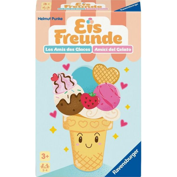 Ravensburger 23048 - Gli Amici Del Gelato, Simpatico Gioco Di Memoria E Raccolta Per Bambini Dai 3 Anni In Su, Per 2-4 Giocatori 23048-image