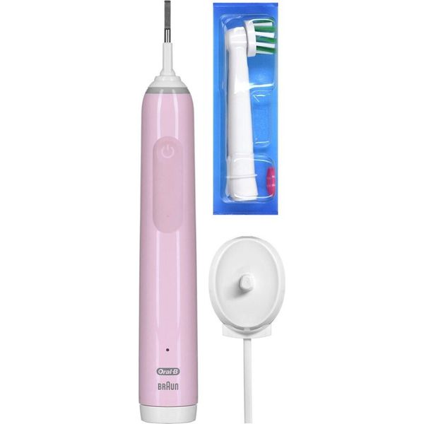 Oral-B Electric Toothbrush | Pro3 Pink X-Clean | Rechargeable | For Adults | Number Of Brush Heads Included 1 | Number Of Teeth Brushing Modes 3 | Pink-image