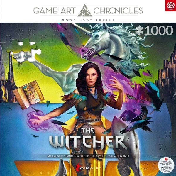 Puzzle Da 1000 Pezzi Di The Witcher Yennefer E Salvador Dalì-image