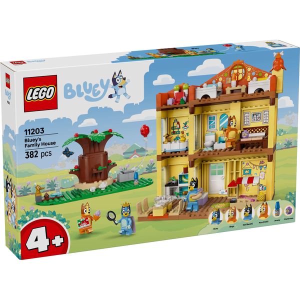 Lego Bluey: La Casa Di Bluey - Giocattolo Modulare Con Stanze, Giardino, 4 Minifigure E Accessori - Regalo Di Compleanno Per Bambine E Bambini Dai 4 Anni In Su O Per I Fan Della Serie Tv - 11203-image