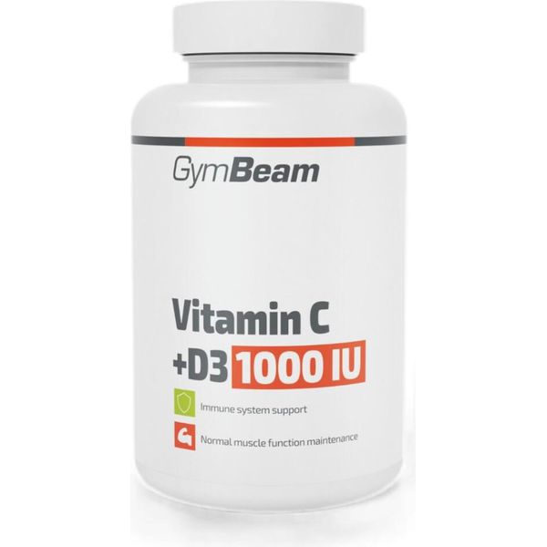 Gymbeam | Vitamina C + D3 1000 Ui-image