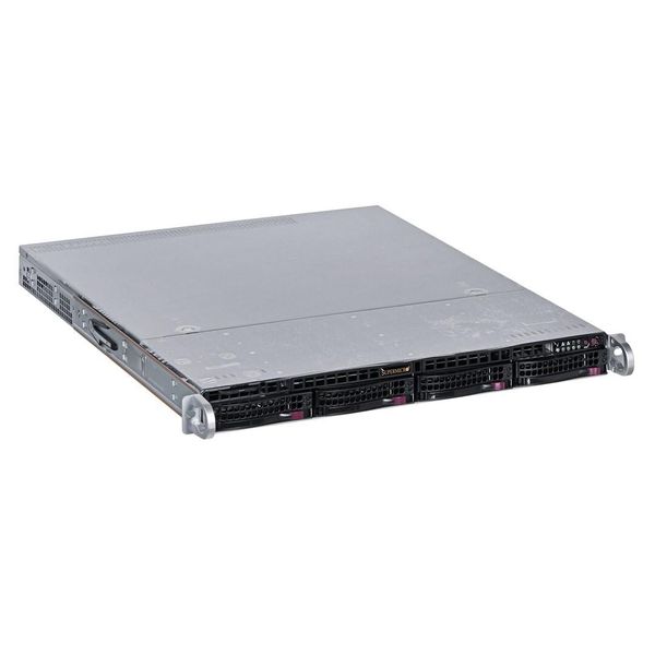 Super Micro CSE-813MFTQC-R407CB Server Geh Super Micro 1U/2X400W/4X3.5" SC813MFTQC-R407CB Ohne Os"-image