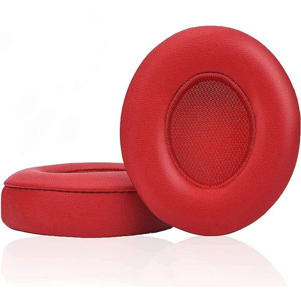 Inf Cuscinetti Auricolari Di Ricambio Rossi Per Beats Solo 2.0 E 3.0 - Cuscinetti In Morbida Pelle Proteica-image