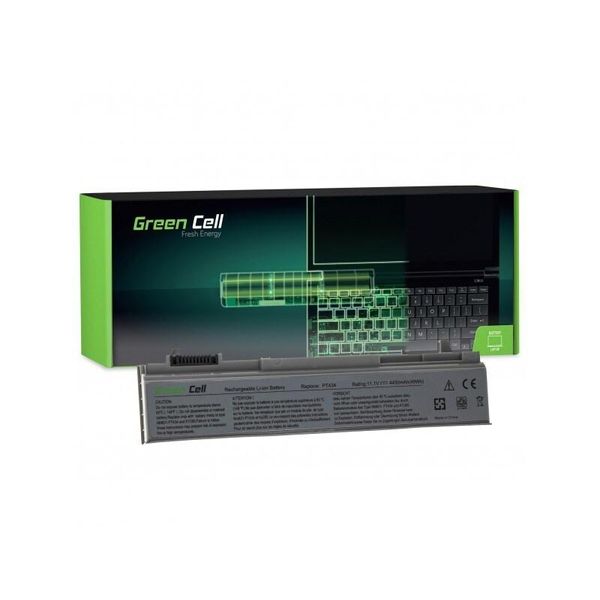 Green Cell - Batteria Per Computer Portatile (Equivalente A: Dell PT434, Dell W1193) - Ioni Di Litio - 6 Celle - 4400 Mah - Argento-image