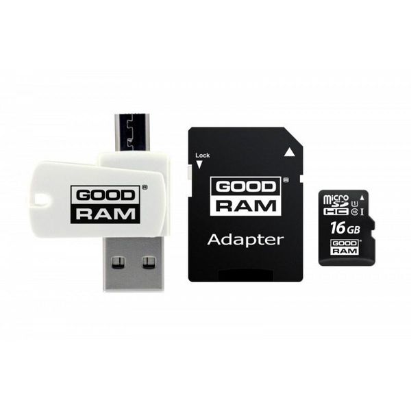 Goodram M1A4-0160R12 Memory Card 16 Gb Microsdhc Class 10 UHS-I-image